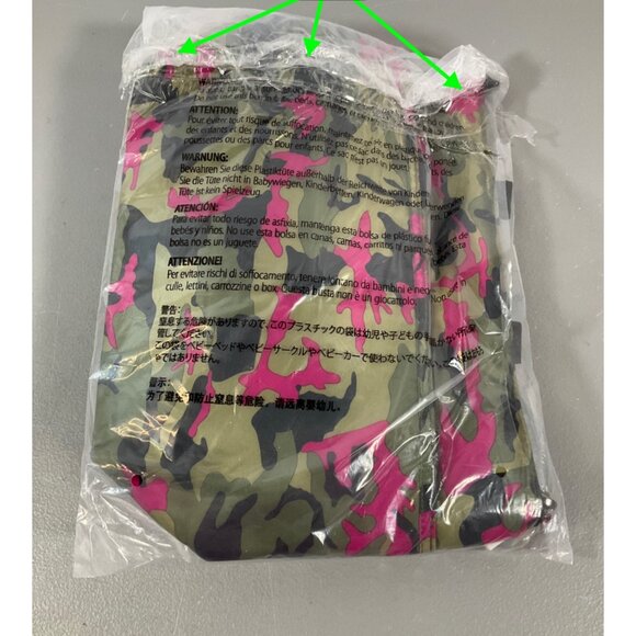 Lug Tenor 2pc Women's Crossbody Travel Pouch - Durable, Camo Orchid - Picture 6 of 7